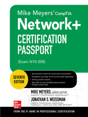 cover image of Mike Meyers' CompTIA Network+ Certification Passport (Exam N10-008)